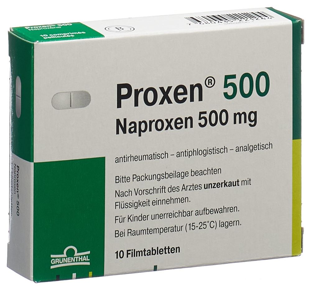Proxen 500, Filmtabletten