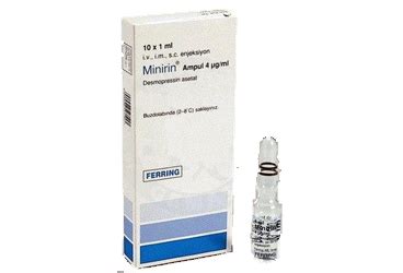 MINIRIN sol inj 4 mcg i.m./i.v. 10 amp 1 ml