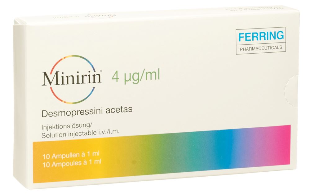 MINIRIN sol inj 4 mcg i.m./i.v. 10 amp 1 ml