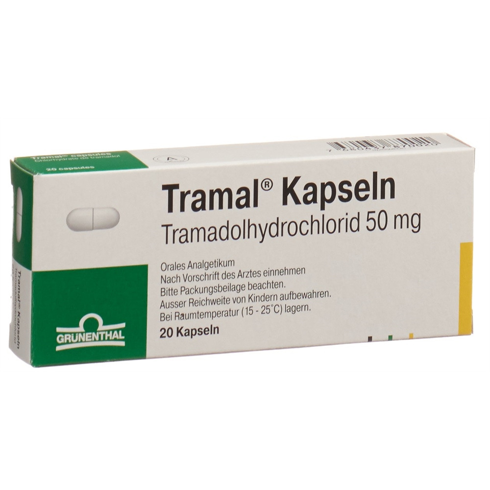 TRAMAL caps 50 mg 20 pce