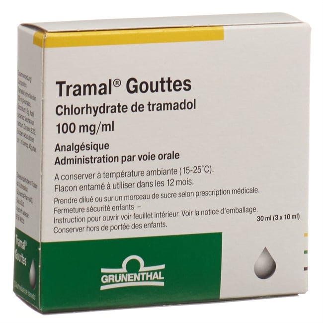TRAMAL gouttes 100 mg/ml 3 fl 10 ml