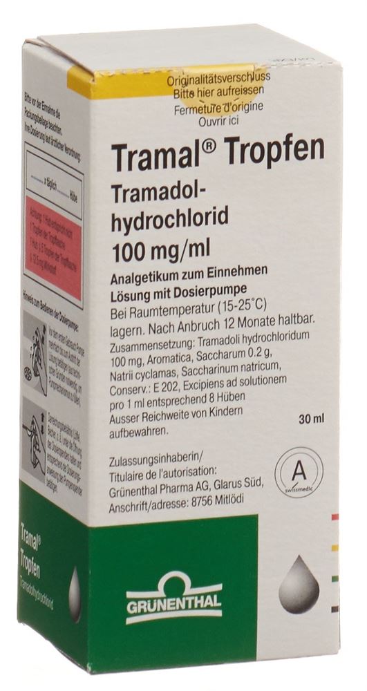 Tramal, Lösung zum Einnehmen