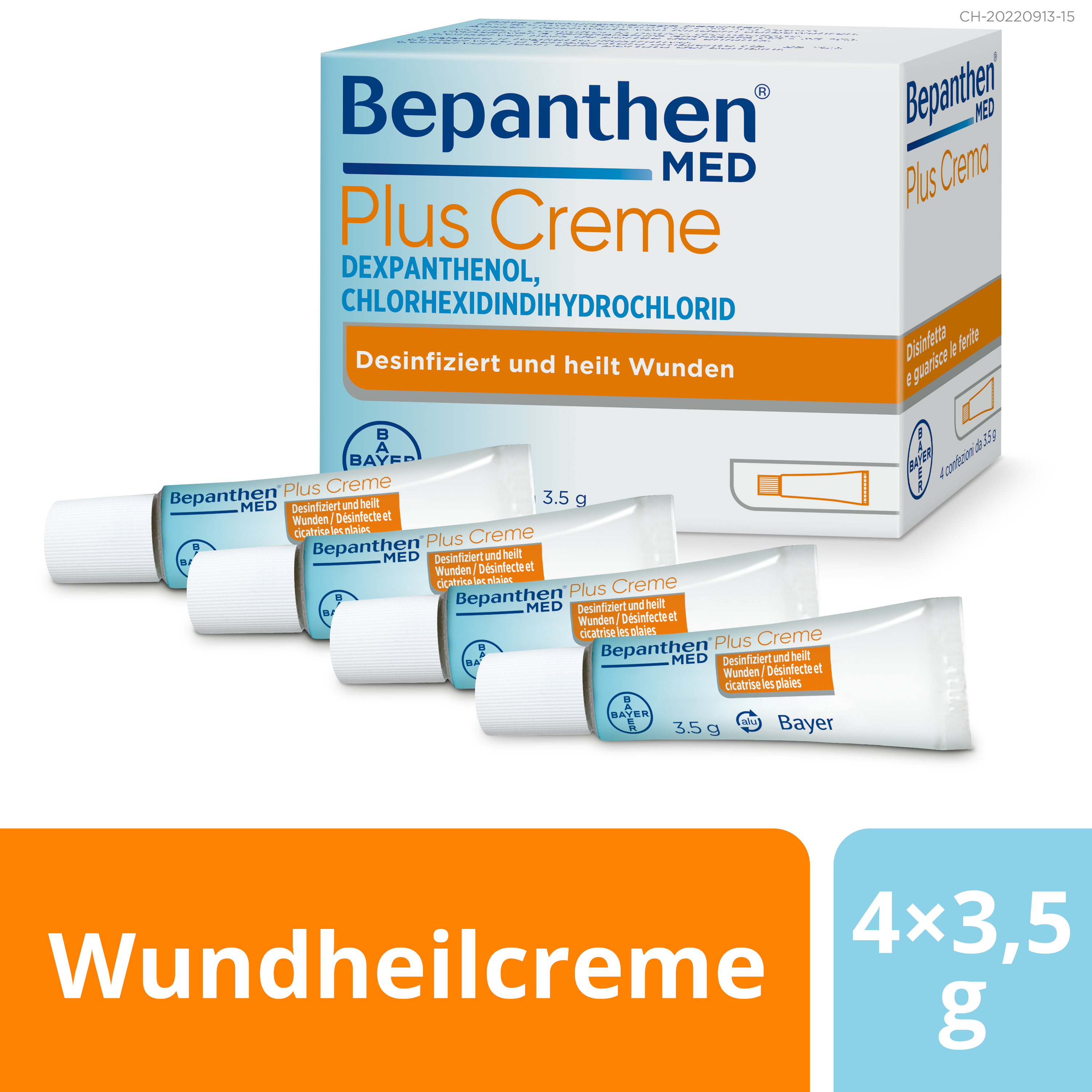 BEPANTHEN MED Plus crème 4 tb 3.5 g