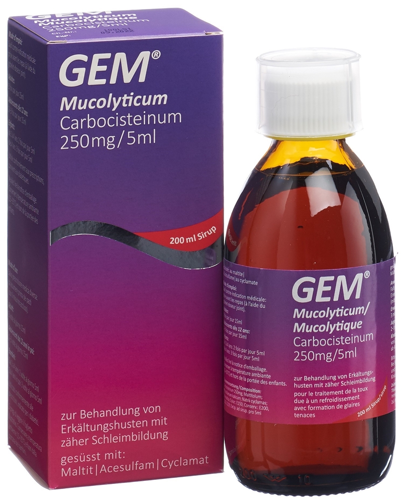 GEM Mucolyticum, Sirup