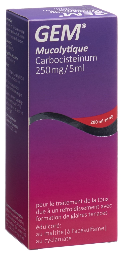 GEM Mucolyticum, Sirup