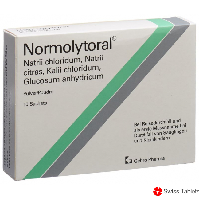 NORMOLYTORAL pdr sach 10 pce