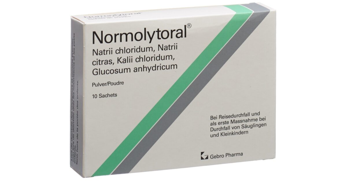 NORMOLYTORAL pdr sach 10 pce