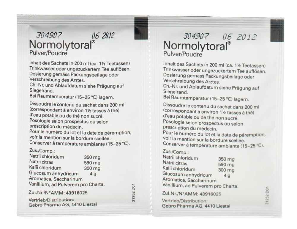 Normolytoral, Pulver zur Herstellung einer Lösung zum Einnehmen im Beutel