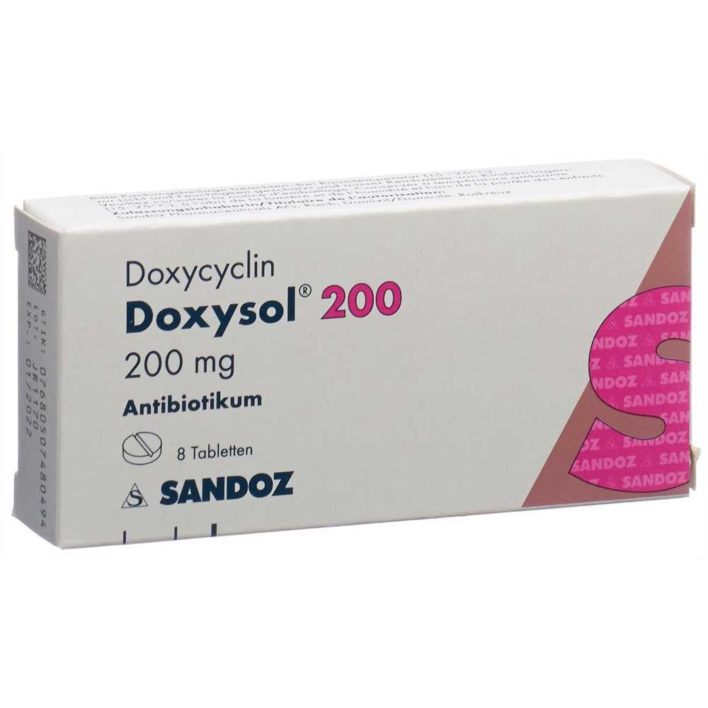 DOXYCLINE forte cpr 200 mg 8 pce