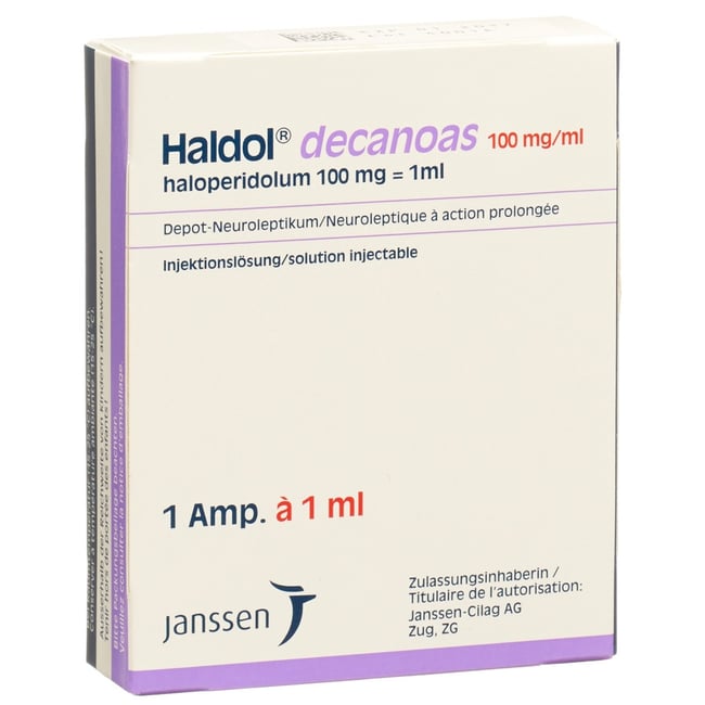 HALDOL decanoas sol inj 100 mg/ml amp 1 ml