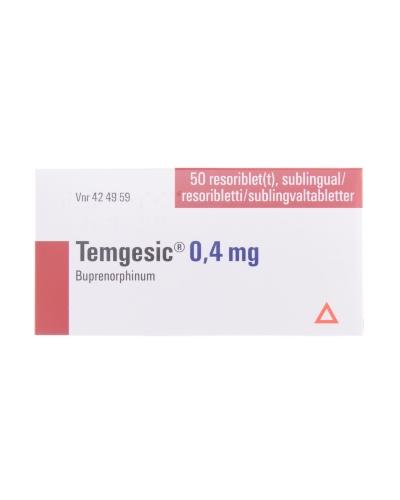 TEMGESIC cpr subling 0.4 mg 10 pce