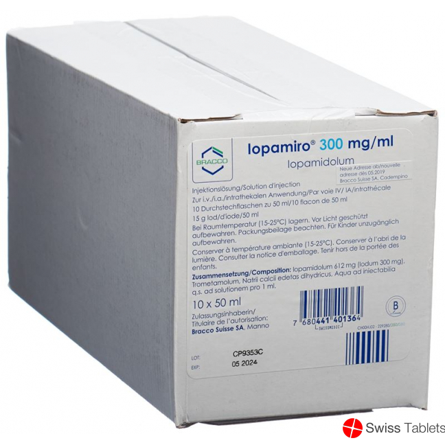 IOPAMIRO sol inj 300 mg/ml 50ml fl