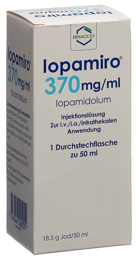 IOPAMIRO sol inj 370 mg/ml 50ml fl
