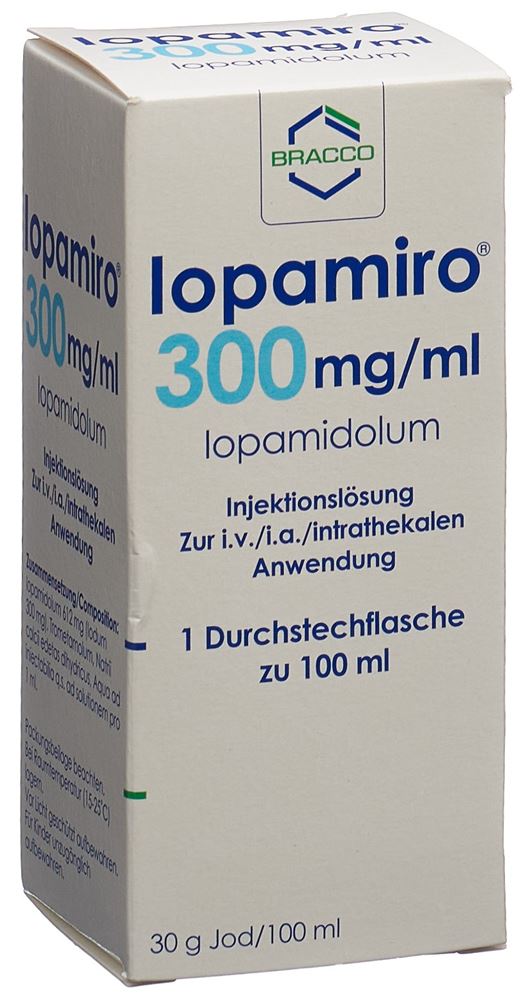 IOPAMIRO sol inj 300 mg/ml 100ml fl
