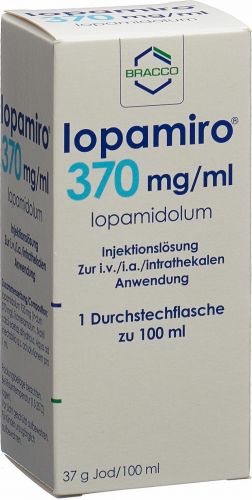 IOPAMIRO sol inj 370 mg/ml 100ml fl