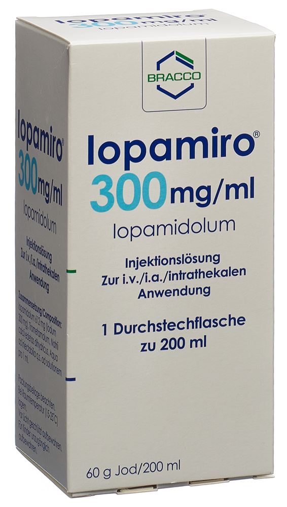 IOPAMIRO sol inj 300 mg/ml 200ml fl