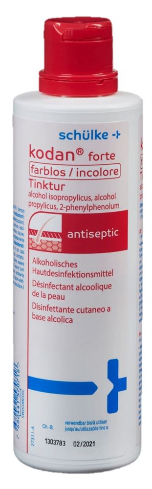 KODAN forte incolore sol avec couvercle fl 250 ml