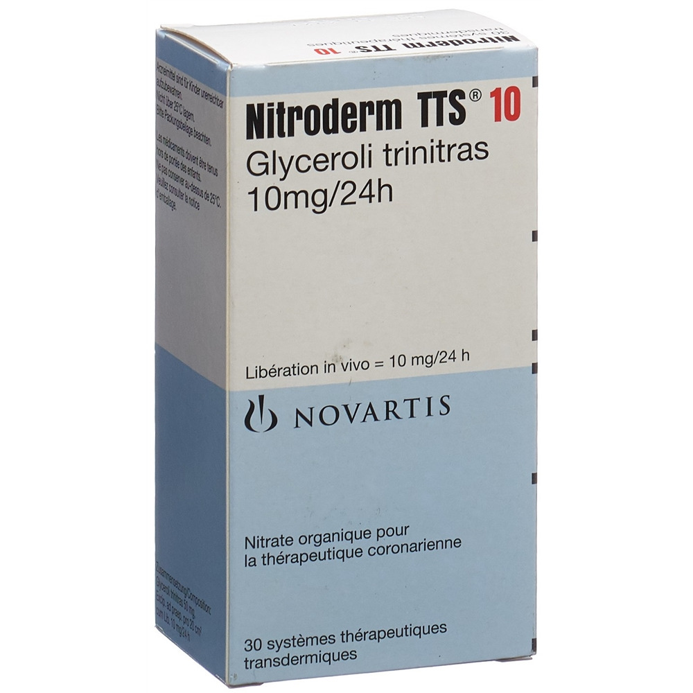Nitroderm TTS 10, transdermales Pflaster
