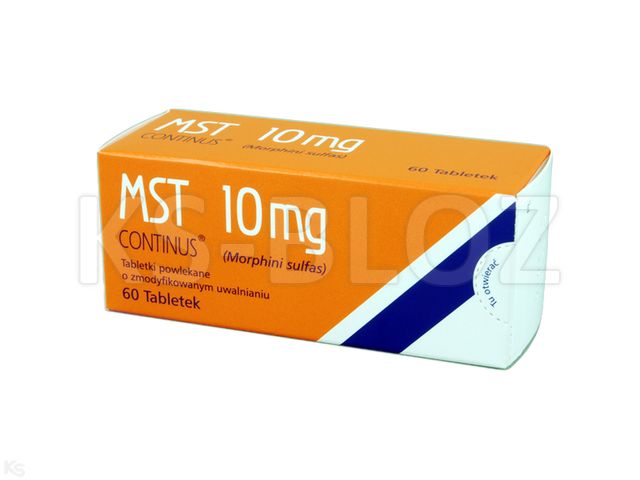 MST CONTINUS cpr ret 10 mg 60 pce