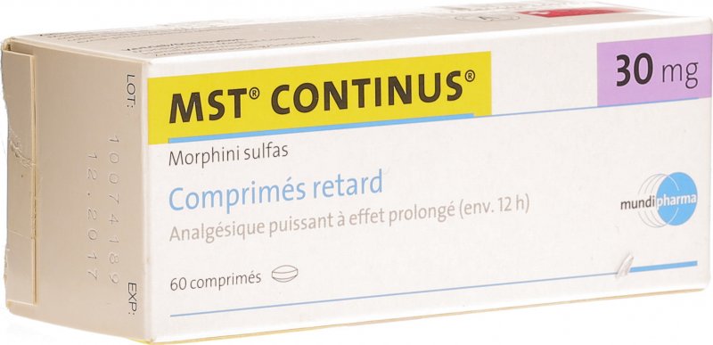 MST Continus 30 mg, Tabletten retard