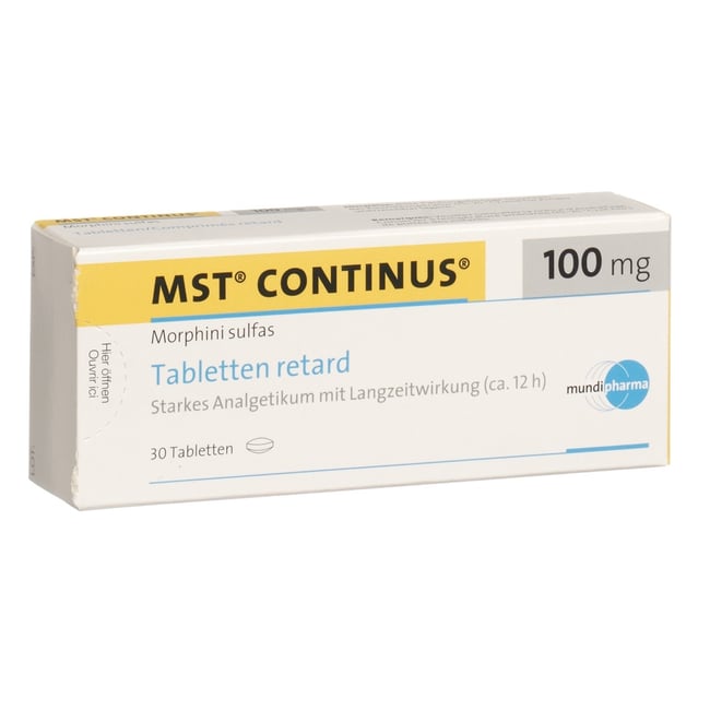 MST CONTINUS cpr ret 100 mg 30 pce