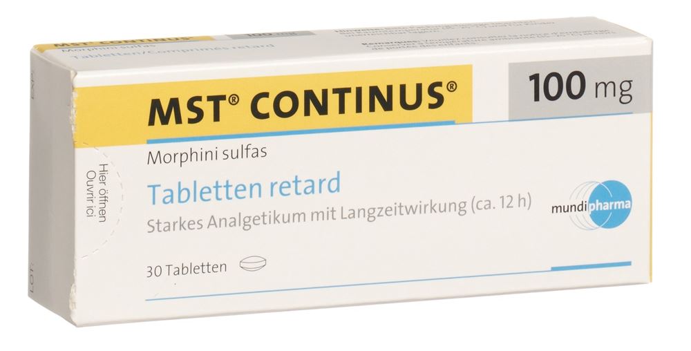 MST Continus 100 mg, Tabletten retard