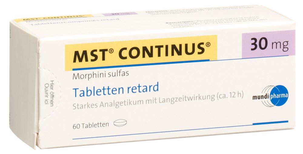 MST Continus 30 mg, Tabletten retard