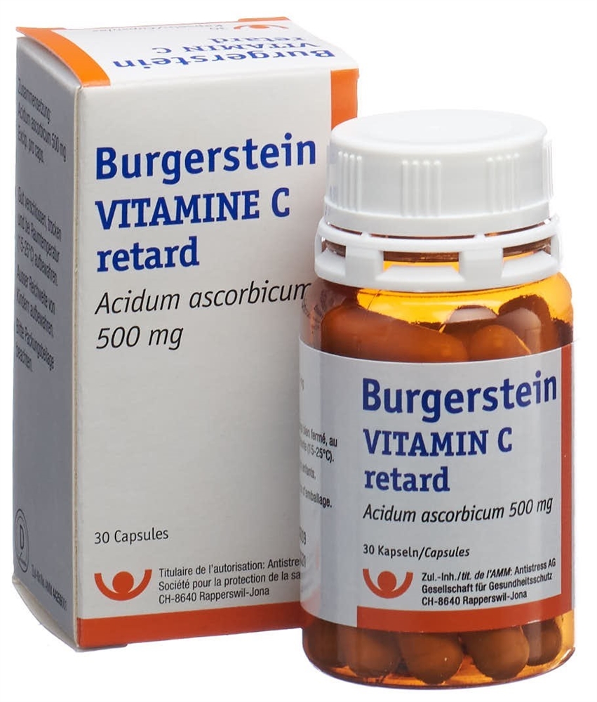 Burgerstein Vitamin C retard, Hartkapseln