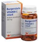 BURGERSTEIN Vitamine C caps ret 500 mg bte 100 pce