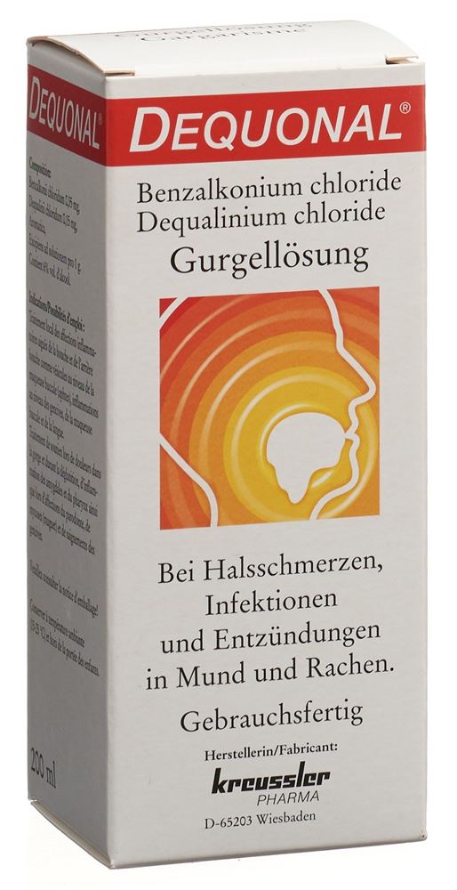 DEQUONAL gargarisme 200 ml