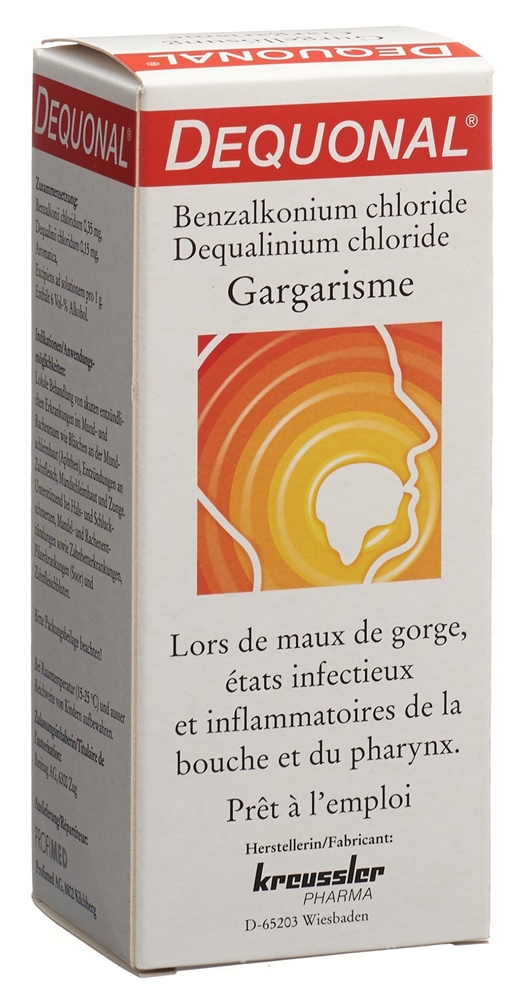 DEQUONAL gargarisme 200 ml