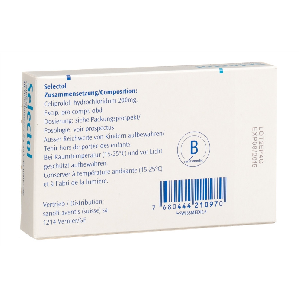 SELECTOL cpr pell 200 mg 30 pce