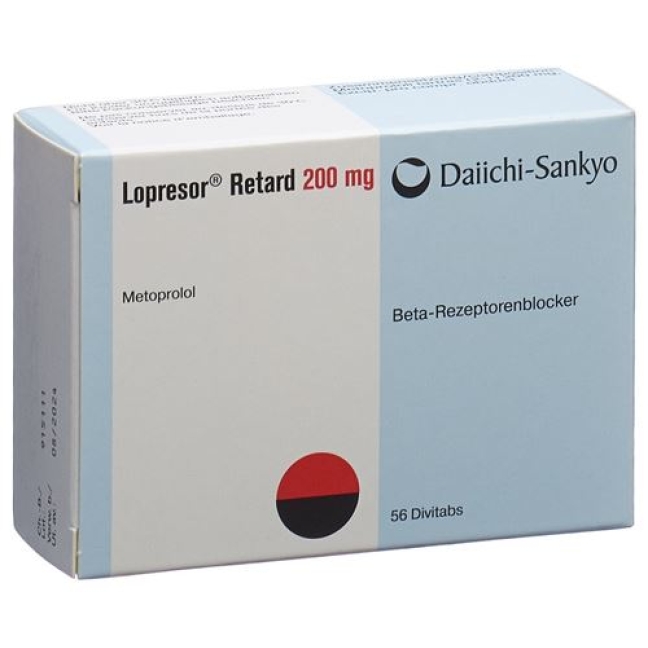 LOPRESOR Retard Divitabs 200 mg 56 pce