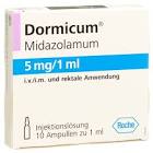 DORMICUM 5 mg/ml i.v., i.m., rectale 10 amp 1 ml
