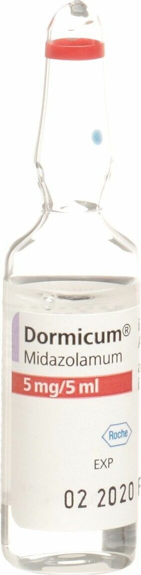 DORMICUM 5 mg/ml i.v., i.m., rectale 10 amp 1 ml