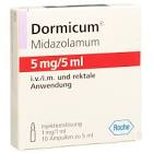 DORMICUM 5 mg/5ml i.v., i.m., rectale 10 amp 5 ml