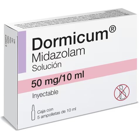 DORMICUM 50 mg/10ml i.v., i.m, rectale 5 amp 10 ml