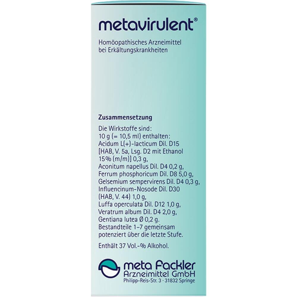 METAVIRULENT gouttes fl 50 ml