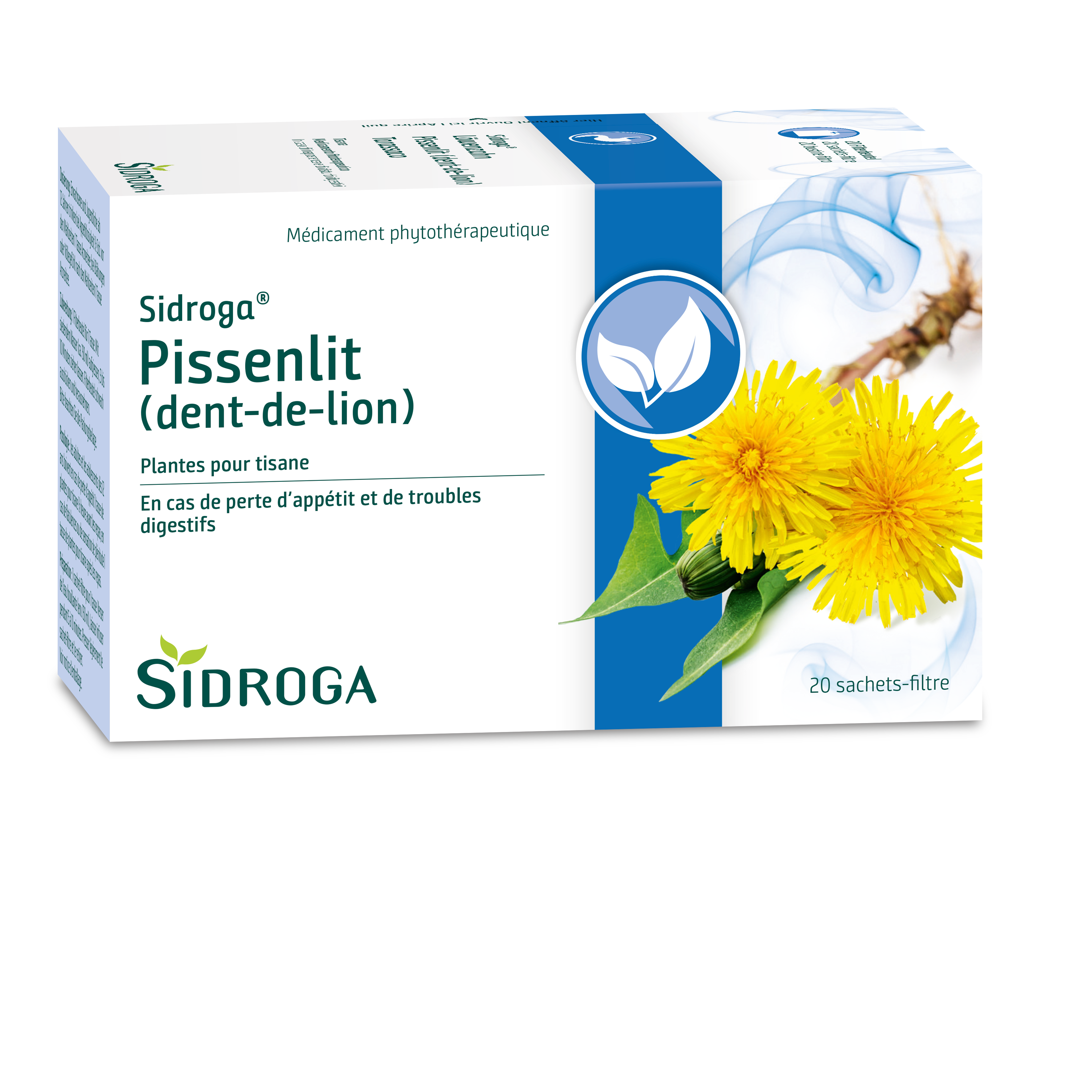 SIDROGA pissenlit 20 sach 1.5 g
