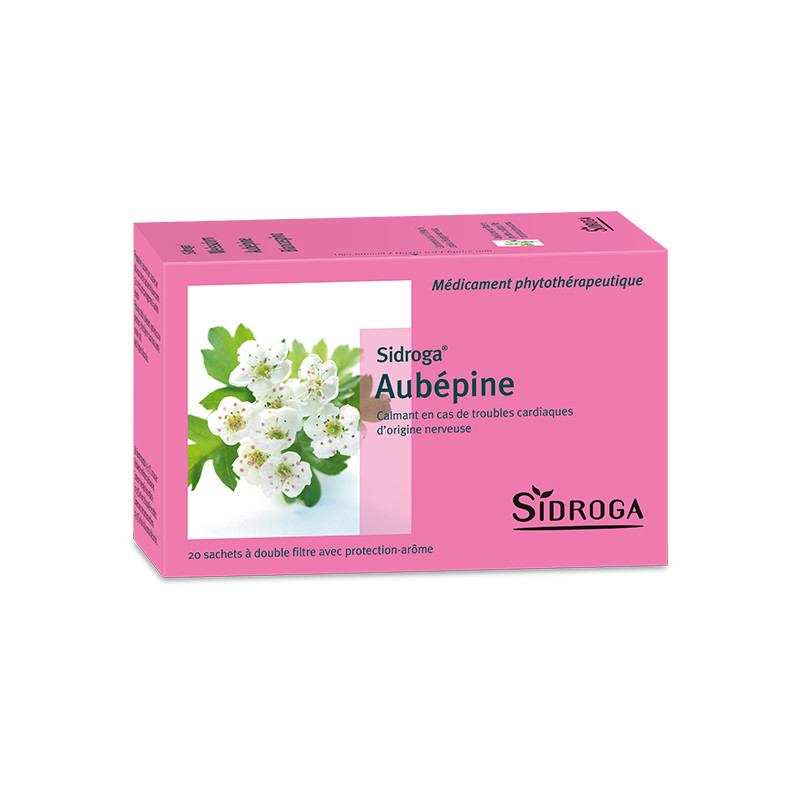 SIDROGA aubépine 20 sach 1.5 g
