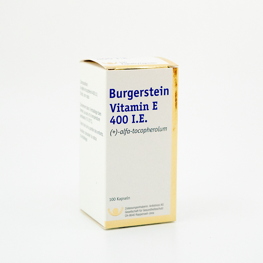 Burgerstein Vitamin E-Kapseln 400 I.E.