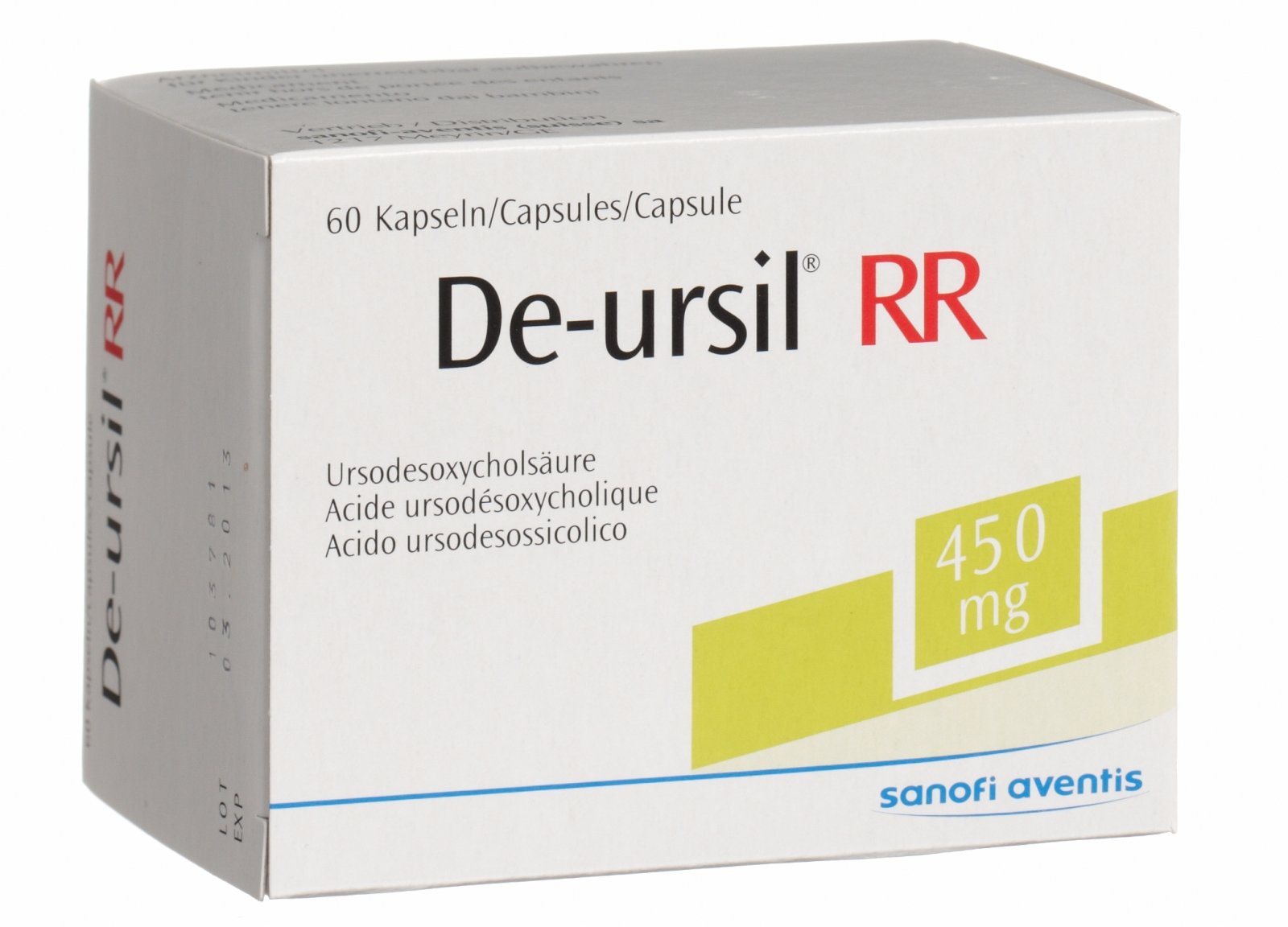 DE-URSIL RR caps 450 mg 10 pce