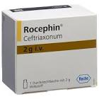 ROCEPHIN pdr sol inf 2 g i.v. flac