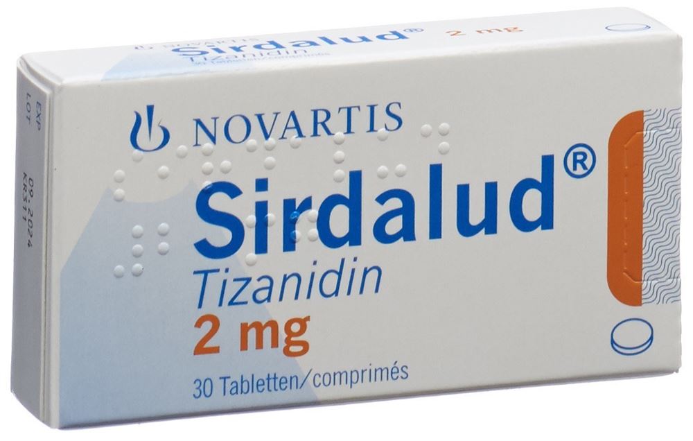 SIRDALUD cpr 2 mg 30 pce
