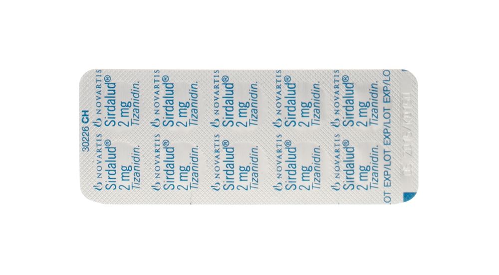 SIRDALUD cpr 2 mg 30 pce