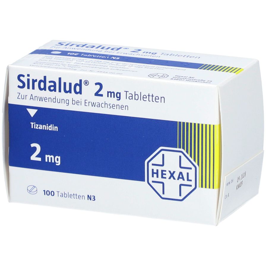 SIRDALUD cpr 2 mg 100 pce