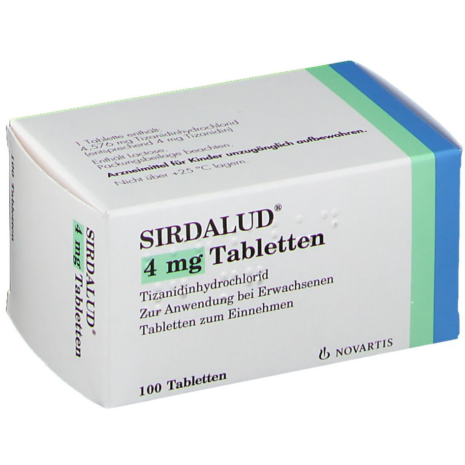 SIRDALUD cpr 4 mg 100 pce