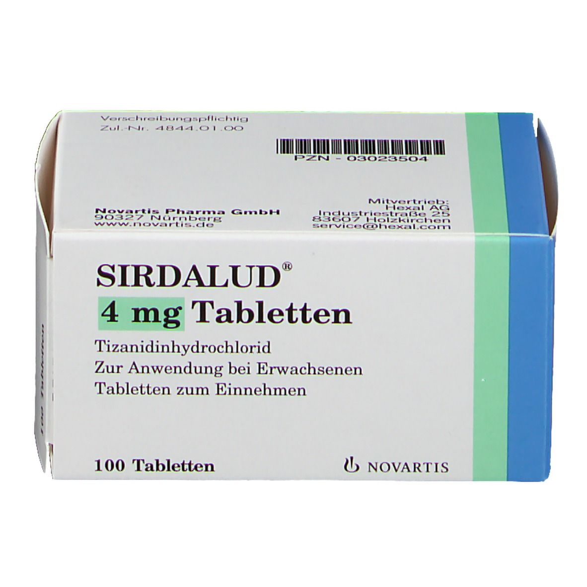 SIRDALUD cpr 4 mg 100 pce