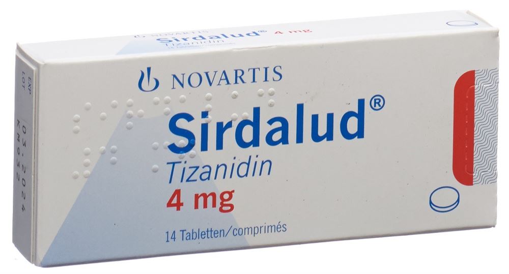 SIRDALUD cpr 4 mg 14 pce