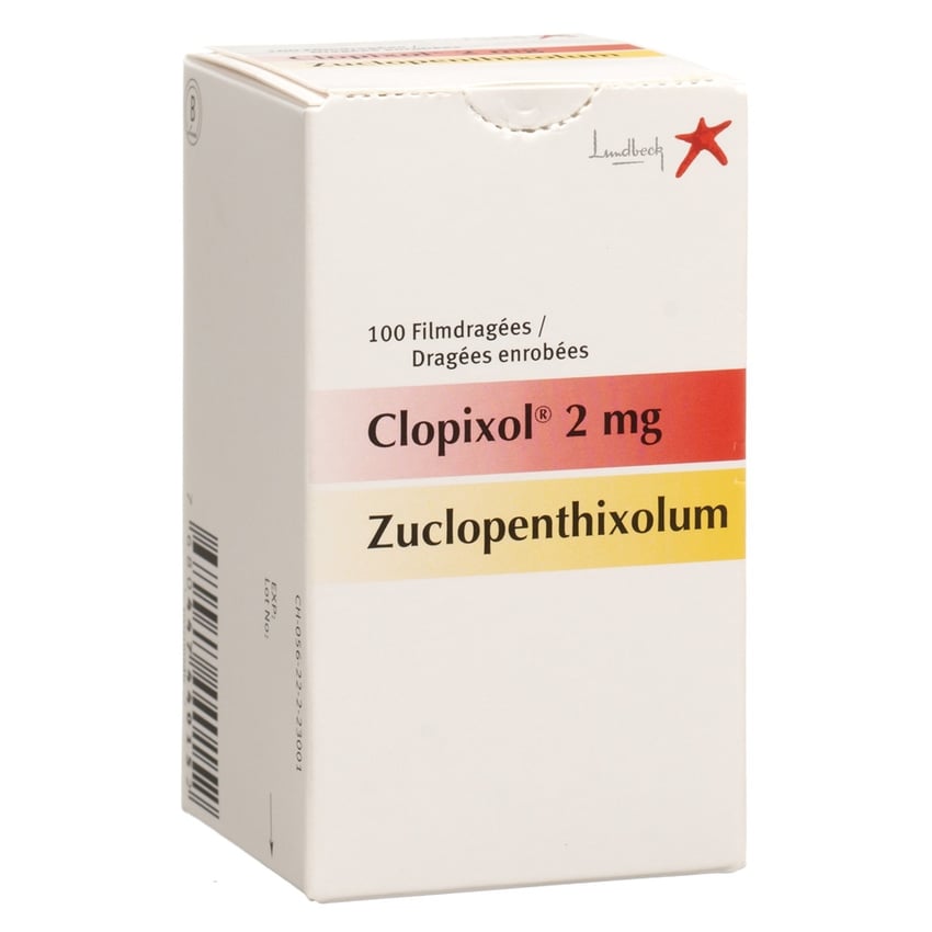 CLOPIXOL cpr pell 2 mg bte 100 pce